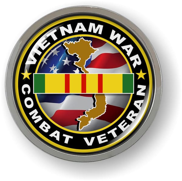 Vietnam War Combat Veteran Emblem
